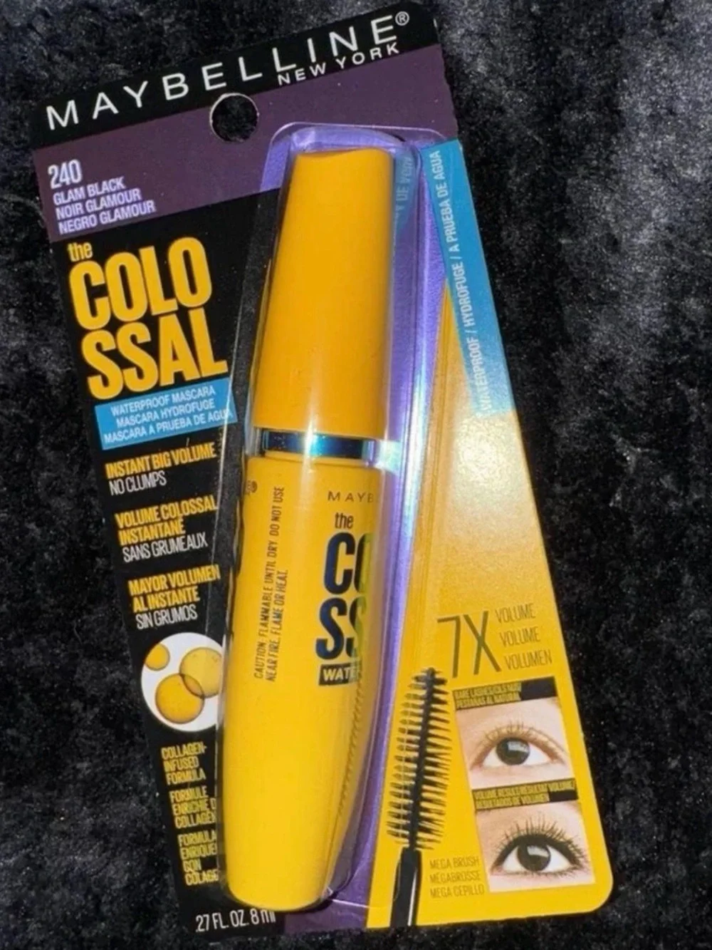 Maybelline Colossal Waterproof Mascara - Yellow and Black